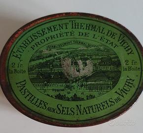 scatola vintage pastiglie Vichy
