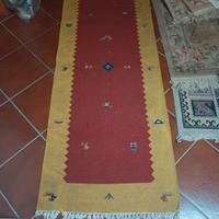 Tappeto nomade antico etnico vintage 