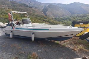 Barca open a motore con motore Suzuki nuovo 40 cv