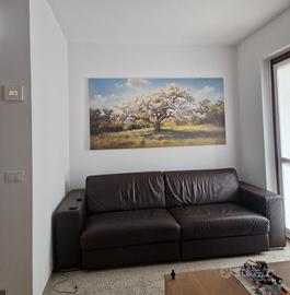 DIVANO IN PELLE , SEDUTE ESTRAIBILI