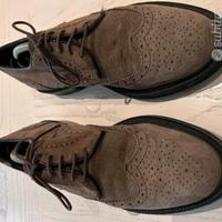 Scarpe camoscio tortora