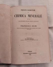 PRINCIPI ELEMENTARI DI CHIMICA MINERALE SELMI 1856
