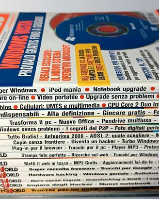 PC World Italia – Lotto 16 numeri 2005–2006 con CD