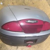 BAULETTO MOTO GIVI PER 2 CASCHI LOGO MALAGUTI 