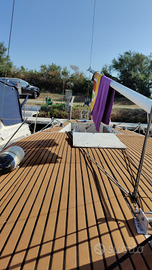 Barca a vela autocostruita