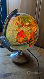 Mappamondo tecnodidattica con illuminazione