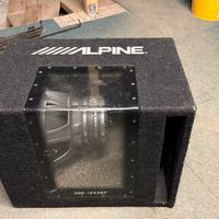 Subwoofer alpine sbe 1243bp