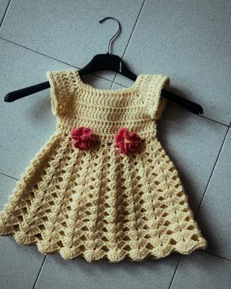 Abitino bimba 3/6 mesi fatto a mano 