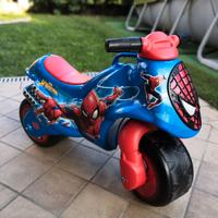 Moto da bambino tema spiderman