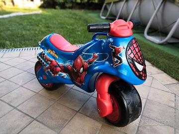 Moto da bambino tema spiderman