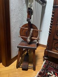 Arcolaio antico a pedale del 1800 completo