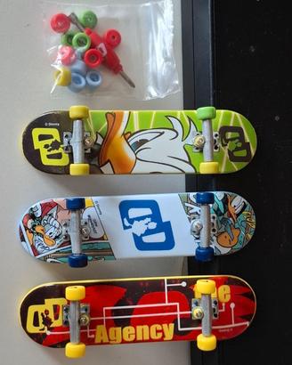 Lotto 3 Finger Skateboard Double Duck Disney