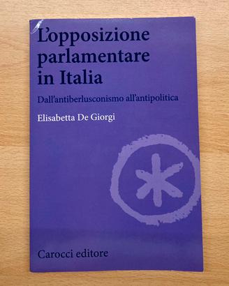 Libro L’opposizione parlamentare in Italia