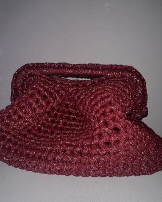 borsa clutch luccicosa