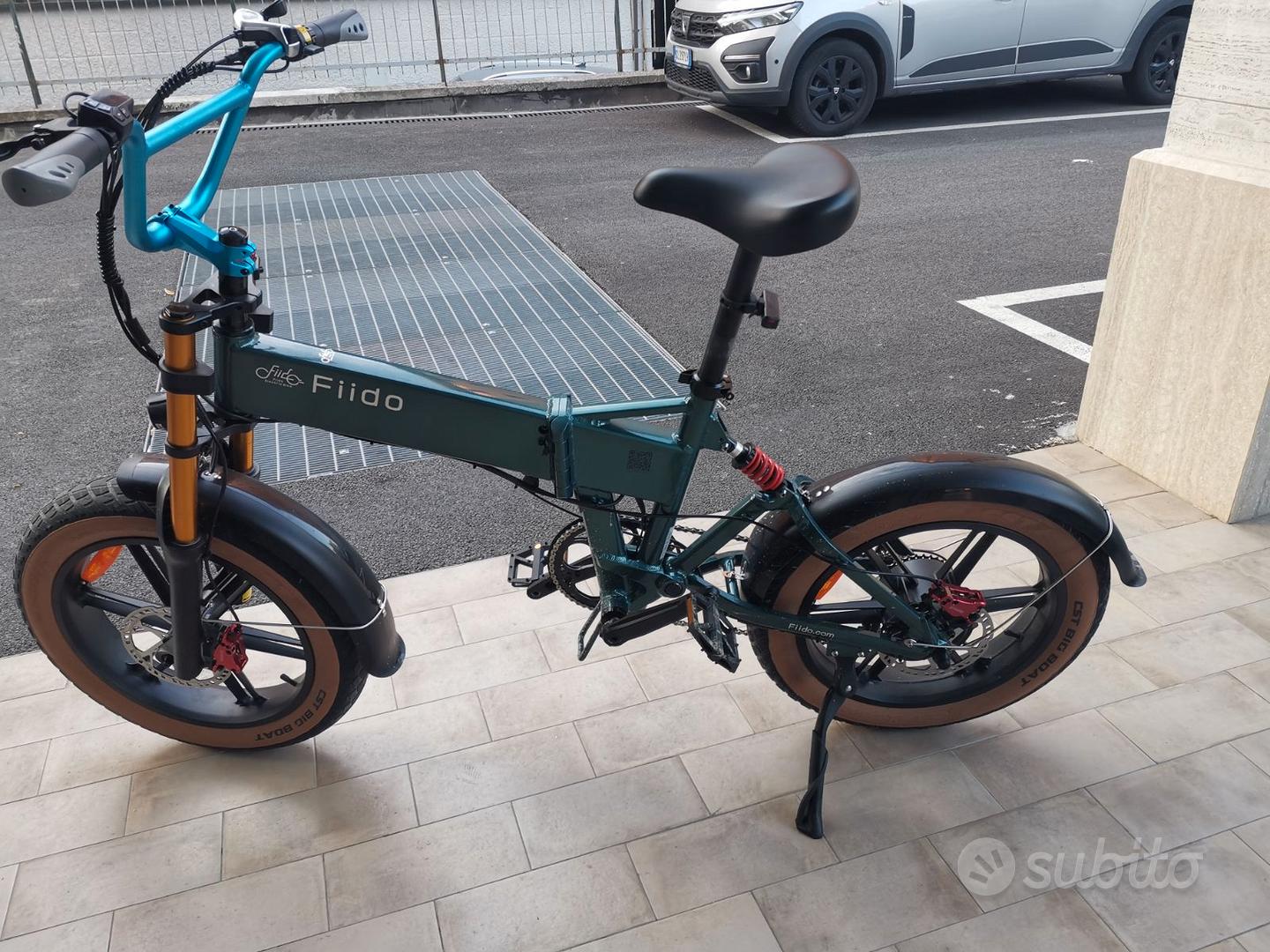 Ebike Bici Pedalata Assistita Fiido D2 Fat Bike Bici Elettrica