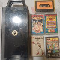 Lotto giochi Commodore 64 e portacassette