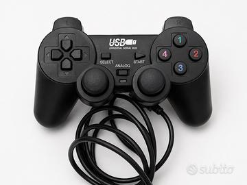 Controller USB PC Stile PlayStation Nero