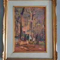 Quadro Dino Pelagatti 1970 "Tirrenia" 35x25