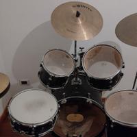 SET COMPLETO BATTERIA ACUSTICA TAMBURO ASH