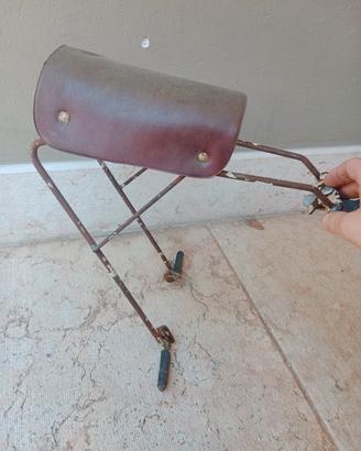 seggiolino posteriore bicicletta anni 50/60/70