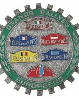 Emblema Logo auto Grands Rallyes Europeens