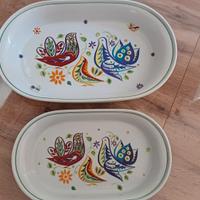 Raro Set 2 Vassoi Bernardaud Cachemire Anni80