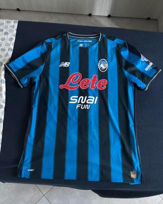 Maglia Atalanta DE ROON #15 Match Worn+autografo
