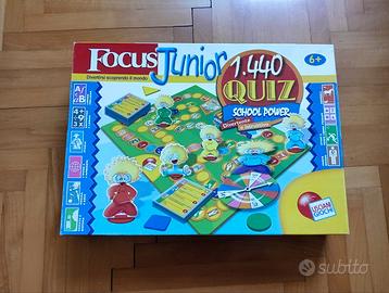 Gioco da Tavolo Focus Junior 1440 Quiz - Lisciani