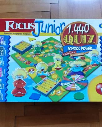 Gioco da Tavolo Focus Junior 1440 Quiz - Lisciani
