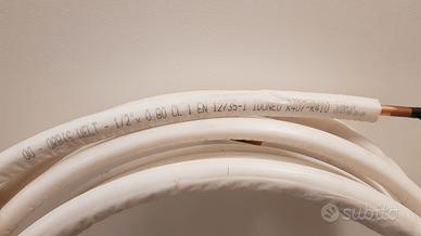 Tubo rame rivestito condizionamento 1/2x0.80 15mt