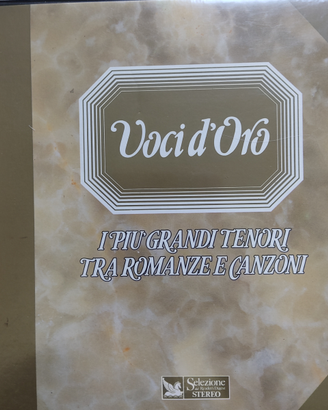 Box 10 musicassette VOCI d'ORO
