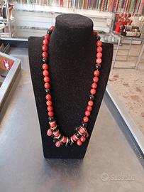 collana petre dore vere