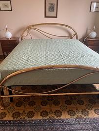 Letto matrimoniale Lipparini con materasso nuovo