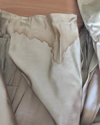 lotto di tende colore beige/champagne satinata 