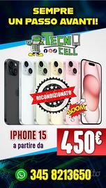 IPHONE 15 RICONDIZIONATO
