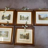 Quadri con cornice stampa 1800.