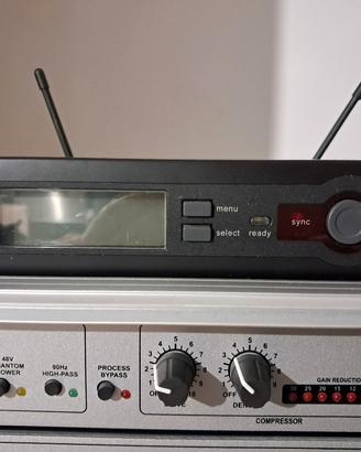 shure slx4 wireless + slx2 mic