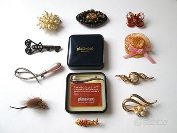 Spille vintage anni 60/70 collezione collezionismo