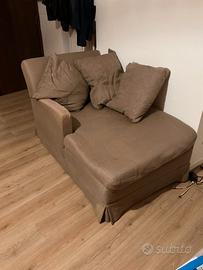 Chaise longue sfoderabile