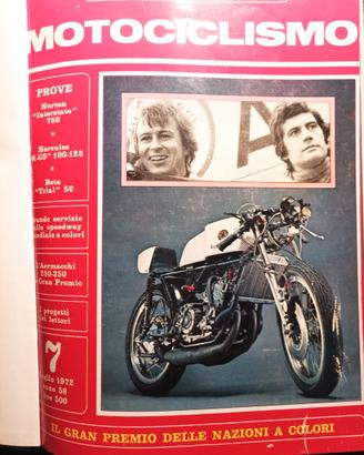 Rivista MOTOCICLISMO numero 7 del 1972