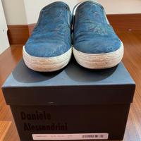 Slipon Daniele Alessandrini blu tg42