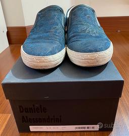 Slipon Daniele Alessandrini blu tg42