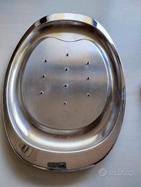 Alessi vassoio acciaio per carne