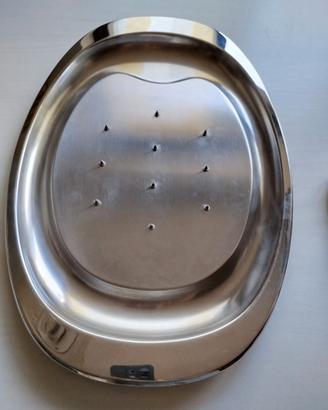 Alessi vassoio acciaio per carne