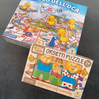 Giochi bambini nuovi puzzle orsetti in legno
