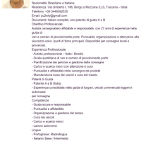 Autista consegne patente A/B - Disponibile per van