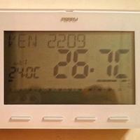 Cronotermostato Perry 1CRCR028B - Display Luminoso