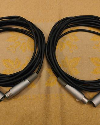 Coppia cavi XLR GOTHAM GAC-4/1 11001 (807) m.5,30