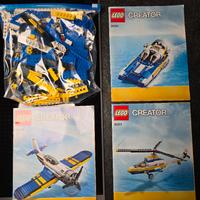 Lego Creator 31011 Set Aereo Elicottero Overcraft