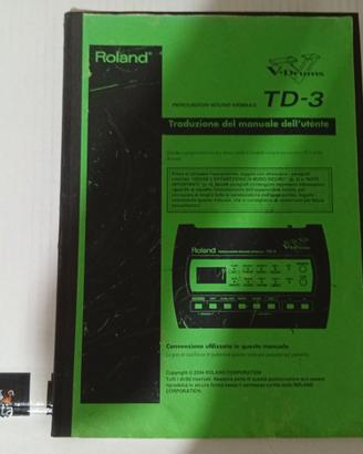 Roland TD-3 Manuale Italiano